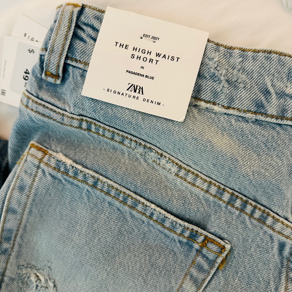 Zara high waist short in size 40 - Picture 2 of 3